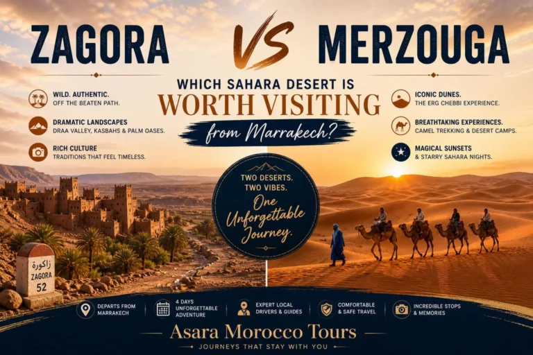 Zagora vs Merzouga: Which Sahara Desert Is Worth Visiting from Marrakech?