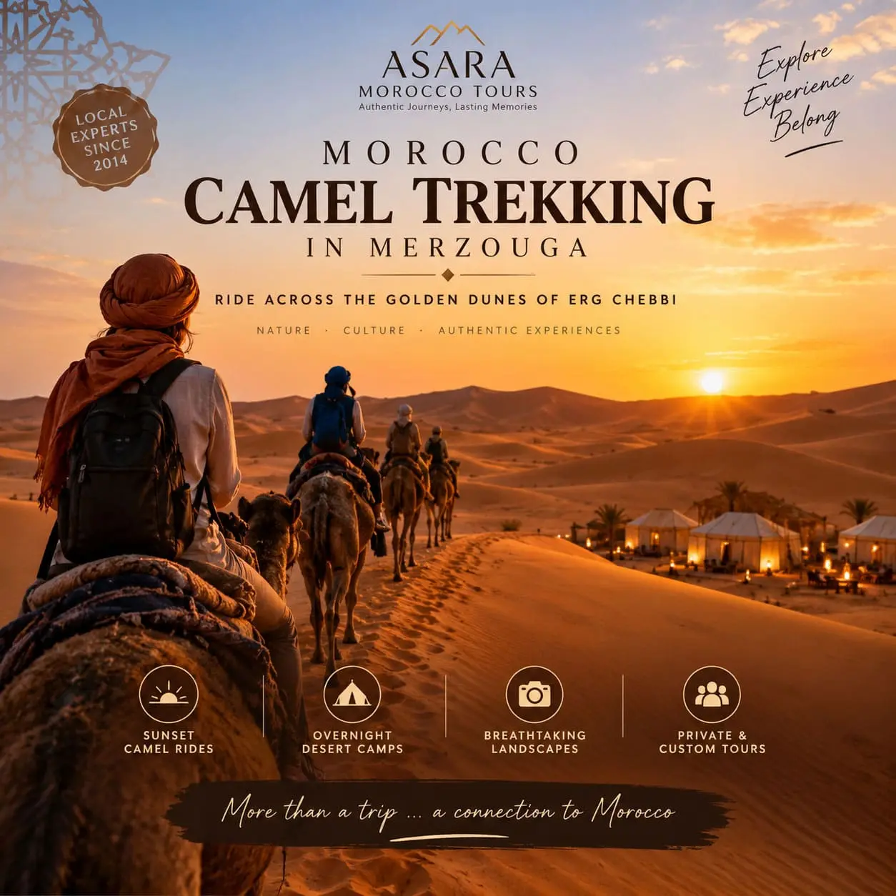Morocco Camel Trekking in Merzouga