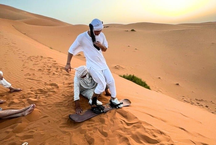 merzouga sandboarding